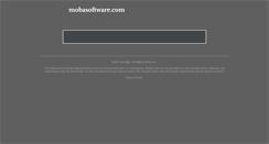 Desktop Screenshot of mobasoftware.com